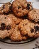 Galletas de avena, nuez y miel 