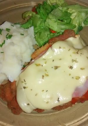 Una foto de Milanesas a la napolitana 