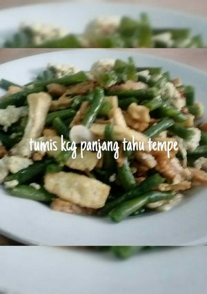 Foto resep Tumis kacang panjang simple