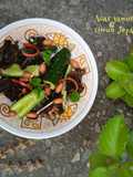 Acar jamur kuping &timun Jepang