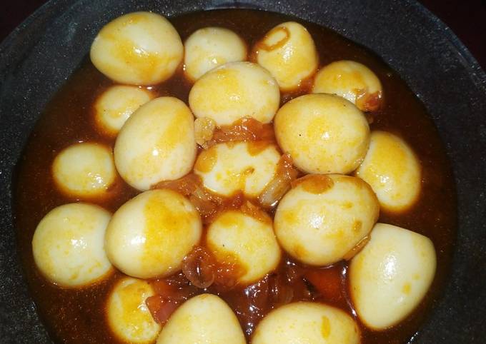 Resep Telur Puyuh Bumbu Asam Manis Oleh Bunda Syahira Cookpad