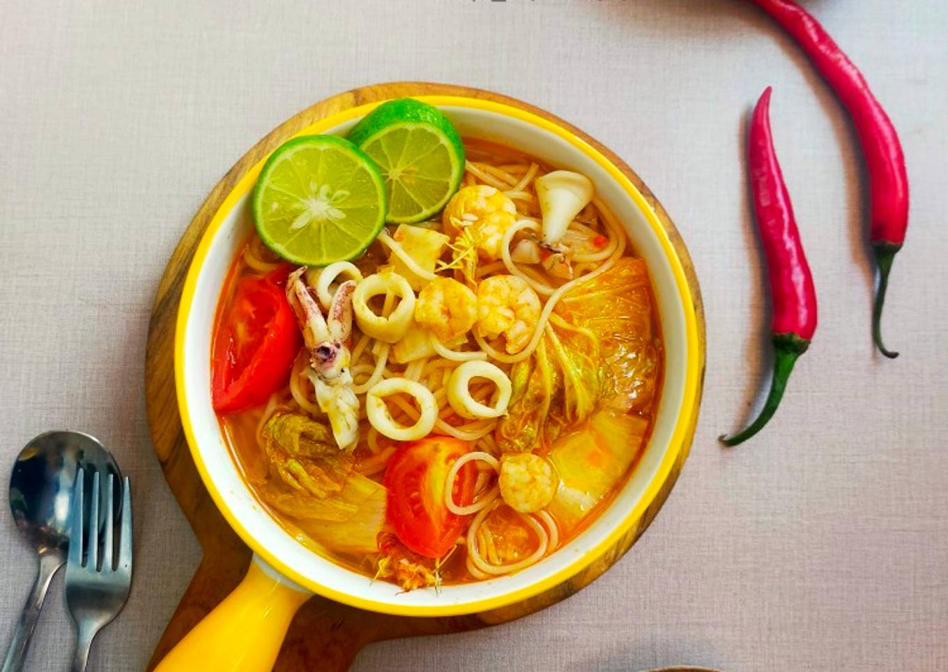 Spaghetti Tomyam