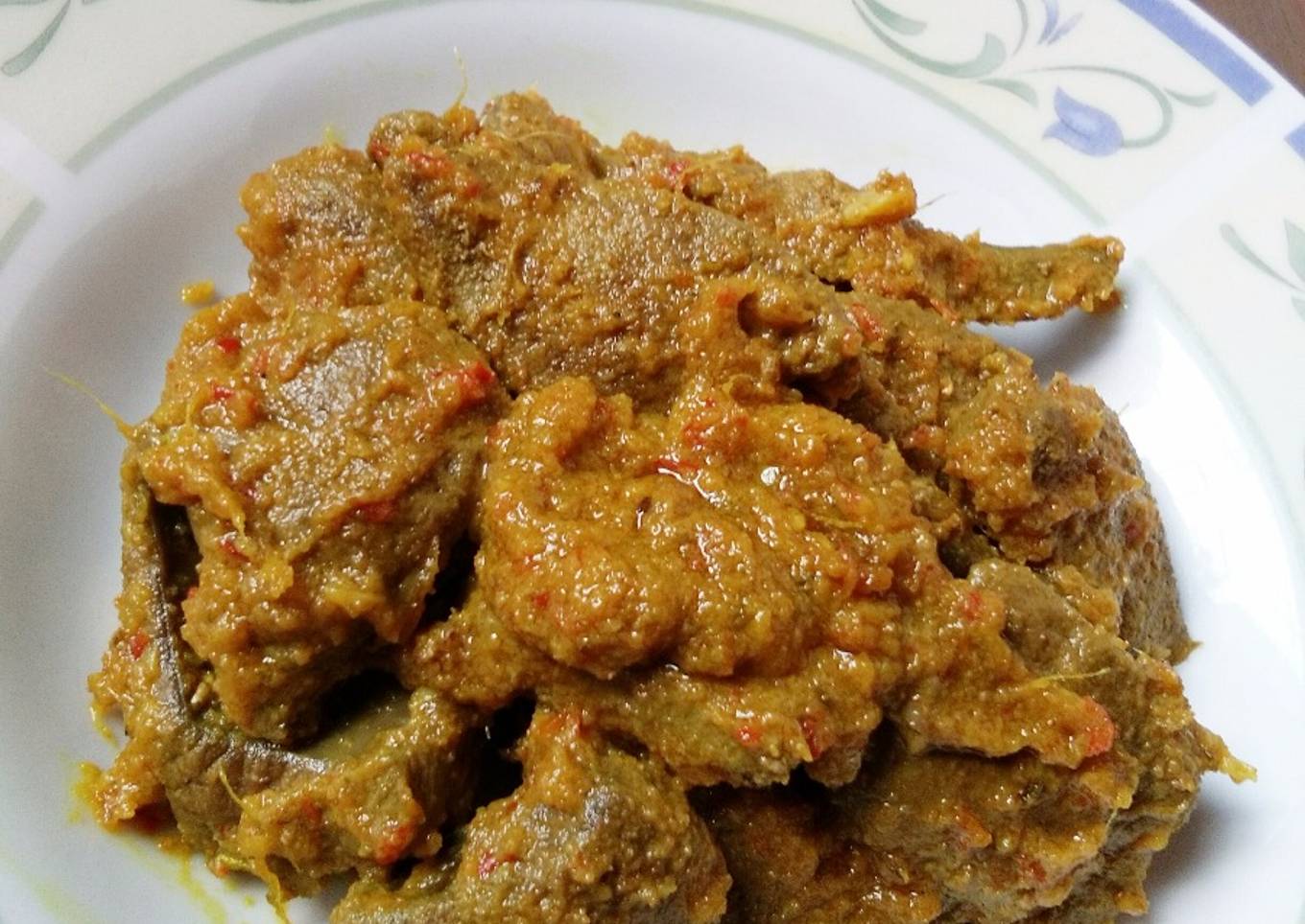 Rendang Hati Sapi