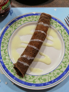 Una foto de Crepes de chocolate Valor