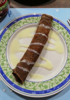 Una foto de Crepes de chocolate Valor