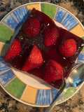 Postre de gelatina en pionono