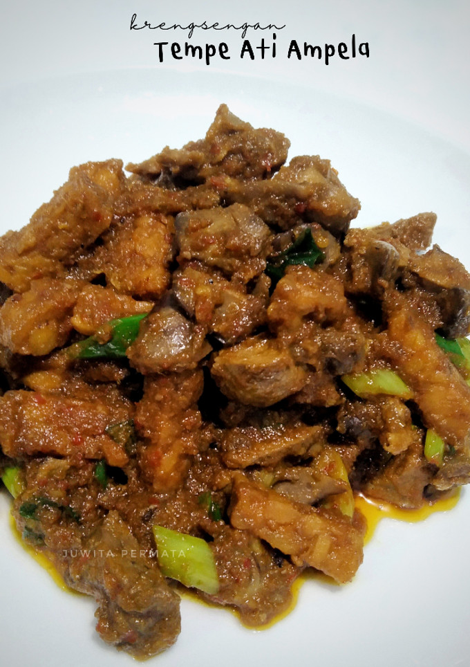 Foto resep Krengsengan Tempe Ati Ampela