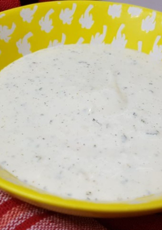 Una foto de Salsa blanca kebab