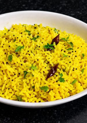 A picture of Lemon Rice.