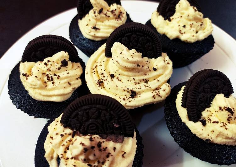 Recipe of Any-night-of-the-week Oreo Cup Cake | Eggless &amp; Without Oven