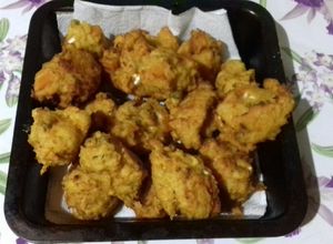 Una foto de Croqueta con lo que sobró del almuerzo