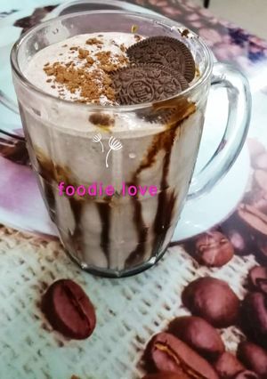 A picture of Oreo vanilla thick shake.