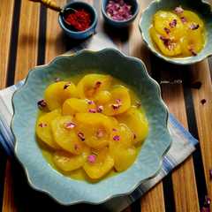 کمپوت گلابی زعفرانی 🍐-レシピのメイン写真