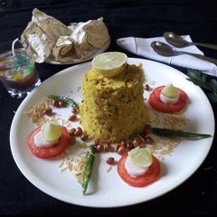 A picture of Peanut poha.