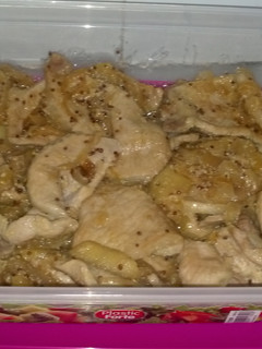 Una foto de Chutney de manzana con solomillo de cerdo y granos de mostaza