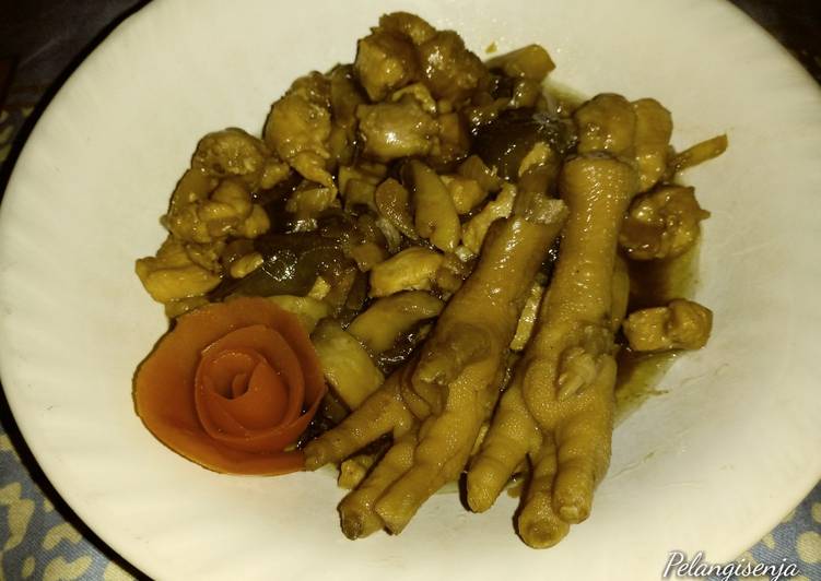 12 Resep: Paprika ayam jamur saus tiram Kekinian