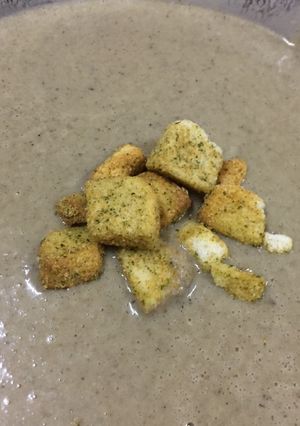 صورة لوصفة شوربة المشروم