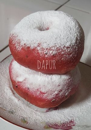 Foto resep Donat Buah Naga 😍