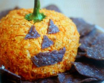 Fast Cooking Methods Nacho JackoLantern Cheese Ball Yummy