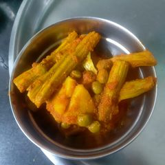 A picture of Drumstick sabji.