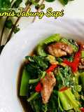 Cah Sawi Pahit (Jabung) Daging Sapi