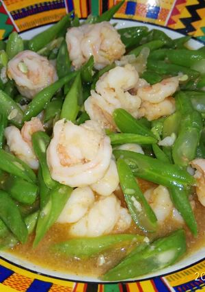 Foto resep Tumis Buncis Udang saos sambal tomat