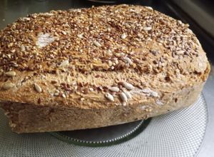 Una foto de Pan de harina integral