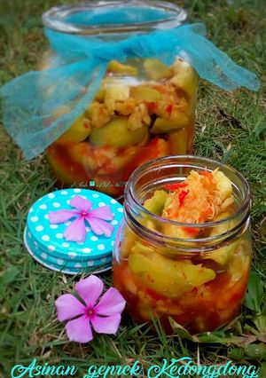 Foto resep Asinan geprek kedondong