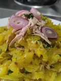Calabacines🥘salteados🍲con pollo🥙🍗🍛