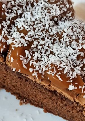 Una foto de Masa brownie