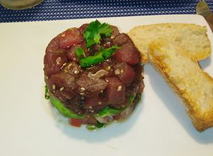 Una foto de Tartar de atún
