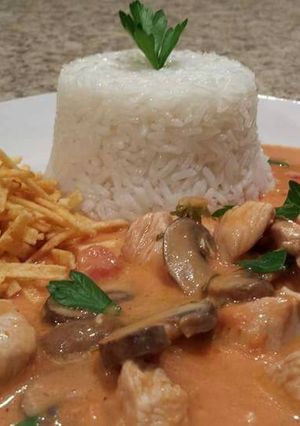 A picture of Brazilian Stroganoff.
