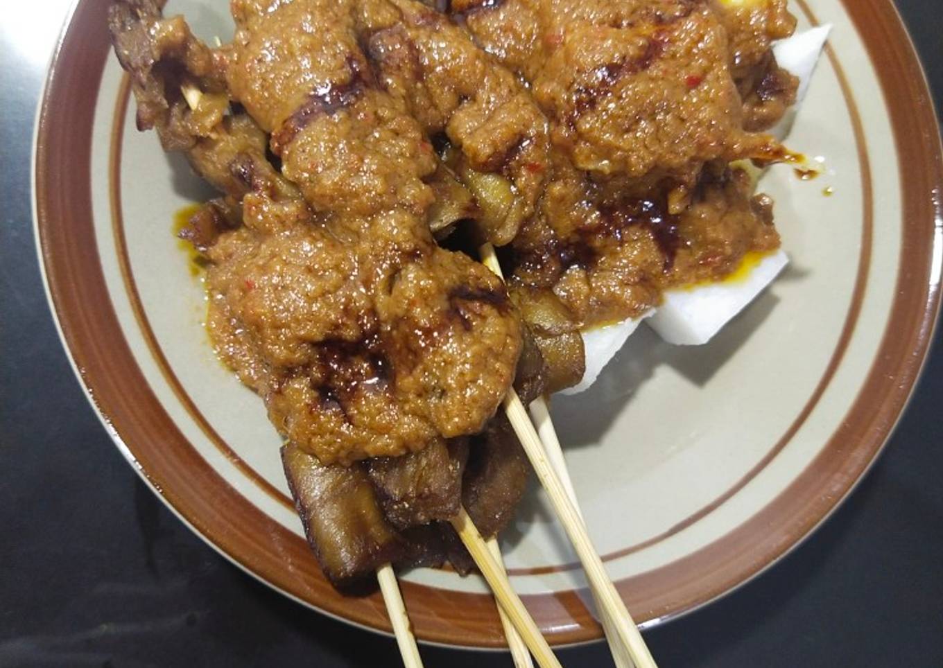Sate Gluten (Vegan) - Lontong Sate Gluten