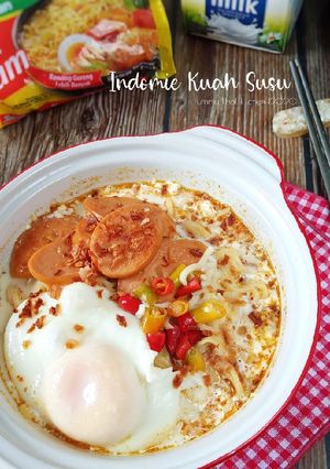 Foto resep Indomie Kuah Susu