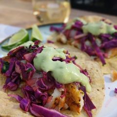 A picture of Best damn fish tacos.