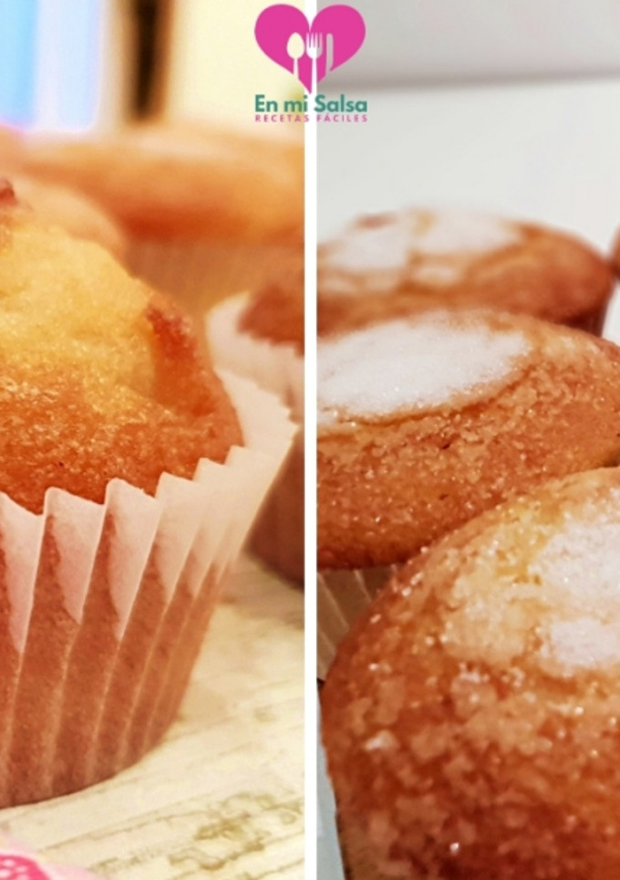 Una foto de Magdalenas de Nata ¡Con copete y sin copete!