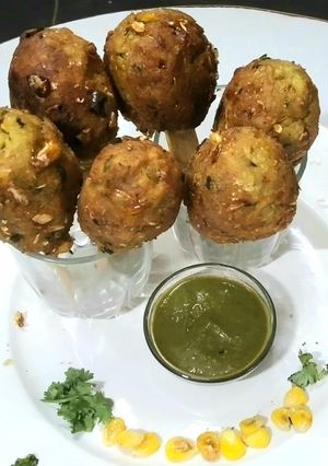 कॉर्न पौप्स (Corn pops recipe in hindi) रेसिपी मुख्य फोटो