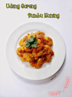 Foto resep Udang Goreng Bumbu Kuning
