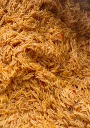 A picture of Basmati jollof.