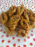 Dulce típico de Marruecos chebakia