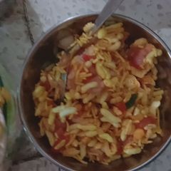 Bhel puri A picture of Bhel puri.