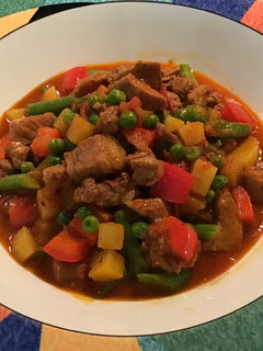 A picture of Filipino Menudo.