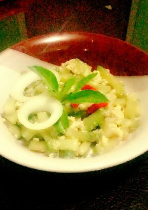 Foto resep Orak-arik telur labu siam