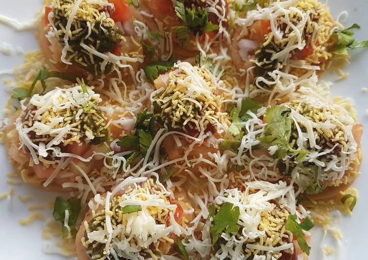 Simple Way to Make Quick Cheese Sev Puri