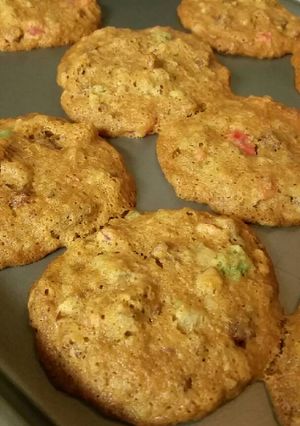 A picture of Christmas Fruitcake Cookies.
