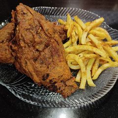A picture of Crispy Fried Fish 🐟 And Fries 🍟.