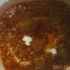 Louki cofta curry A picture of Louki cofta curry.