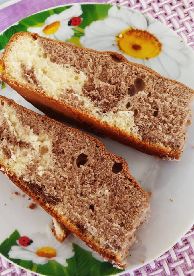 Бісквіт "чорно-білий"