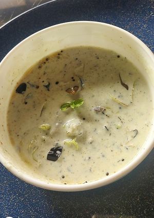 A picture of Drumstick Raita.