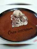 Oreo biscuit ice-cream